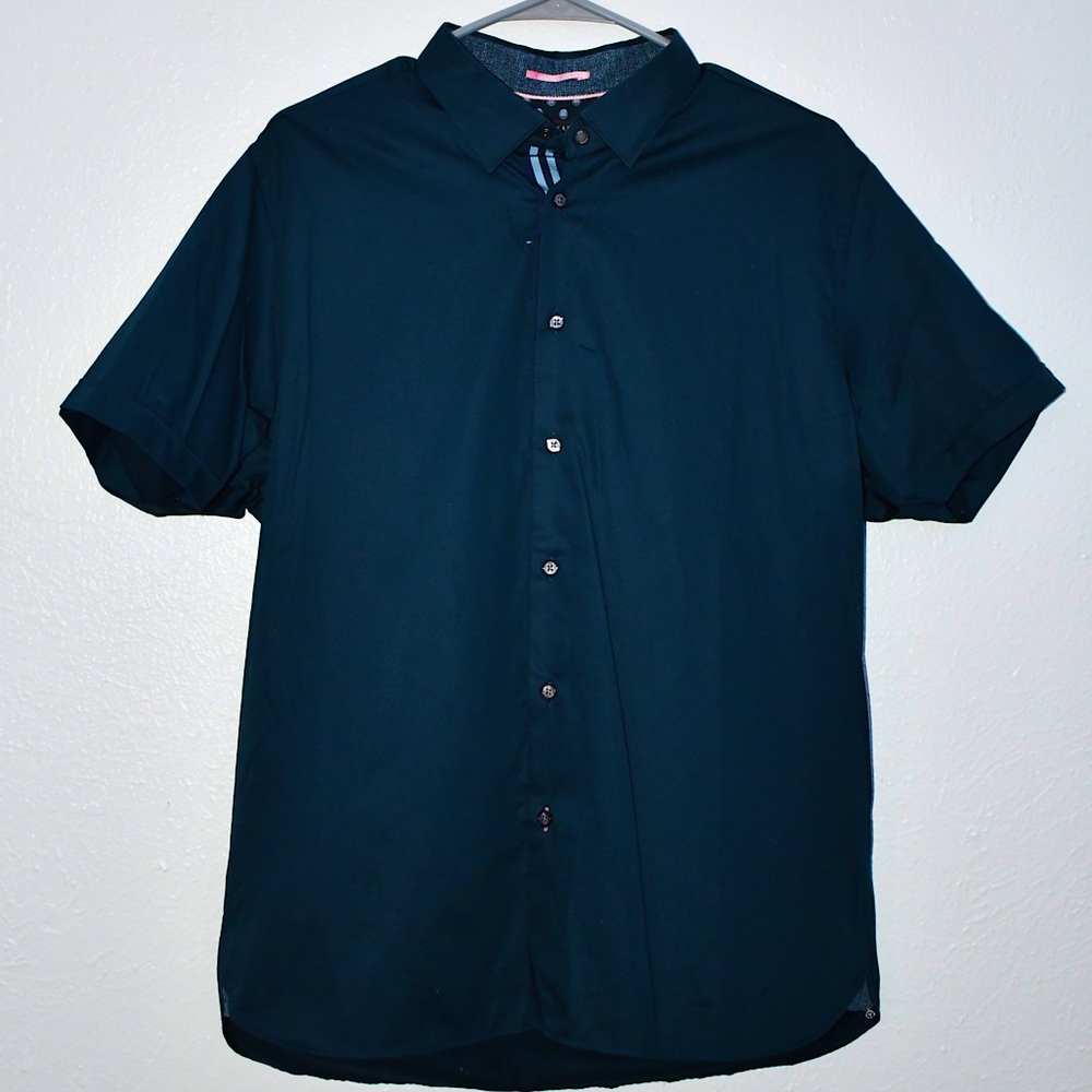 Designer Ted Baker button up shirt t-shirt